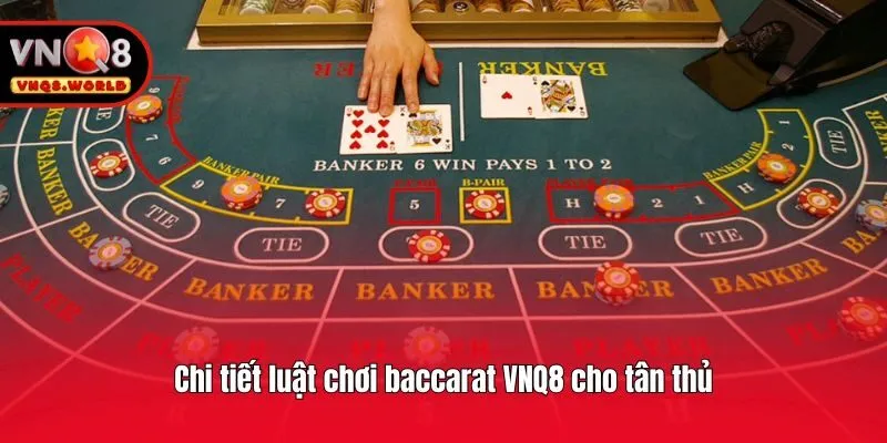 Chi tiết luật chơi baccarat VNQ8 cho tân thủ